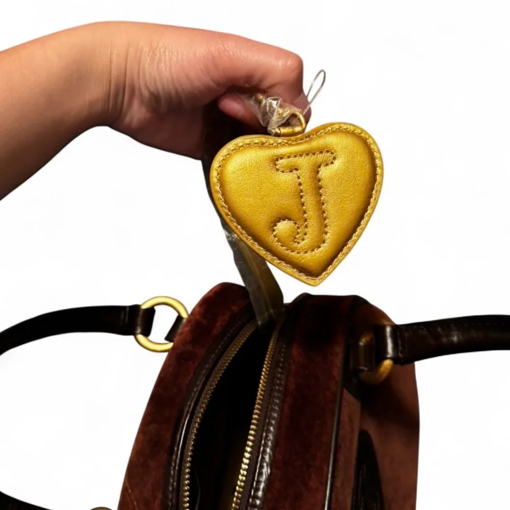 Juicy Couture Brown Suede Dome Handbag - Picture 3 of 6